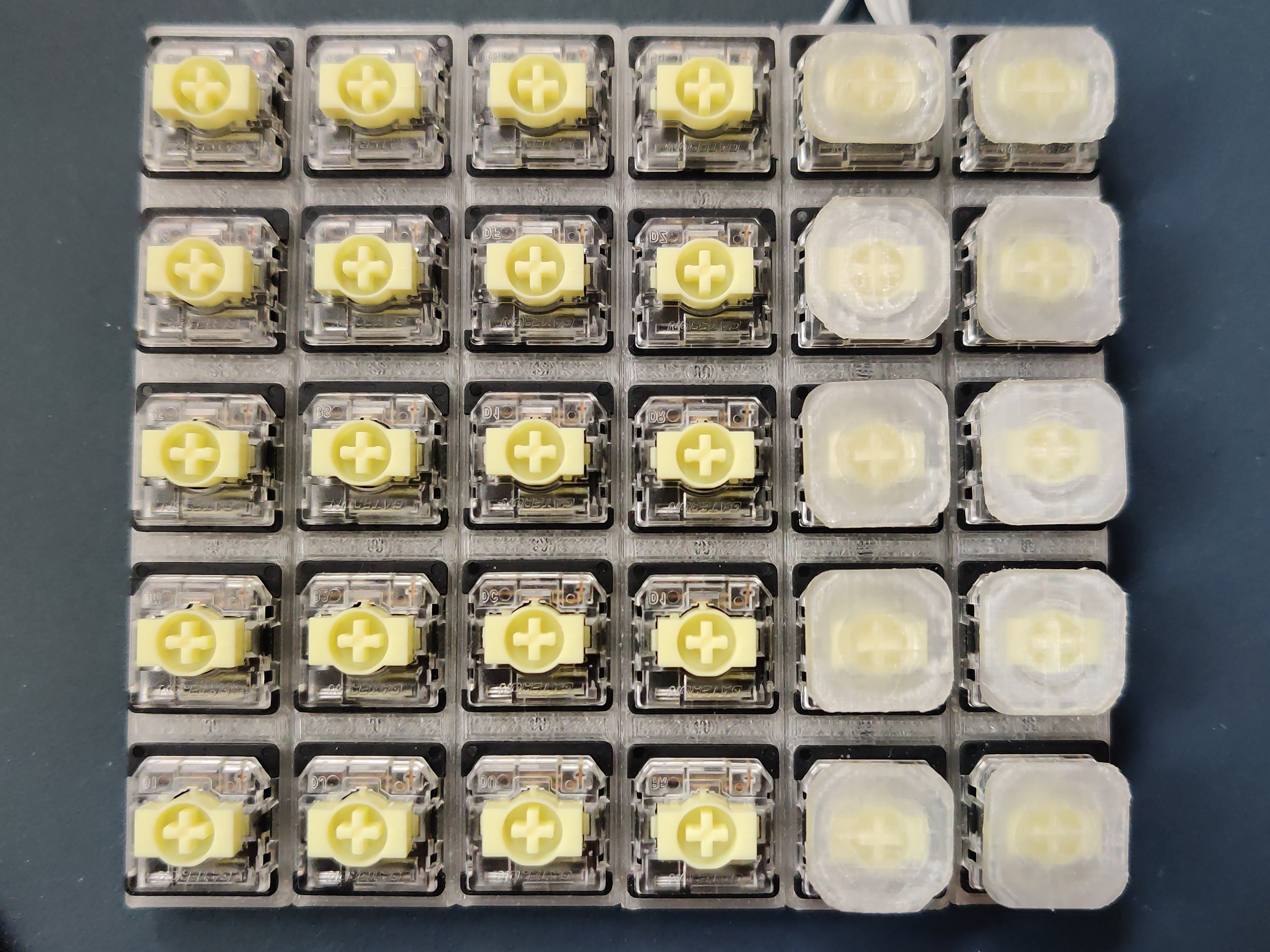 Coulumns modules for left side WIP
